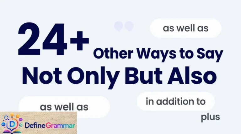 "Not Only But Also"
