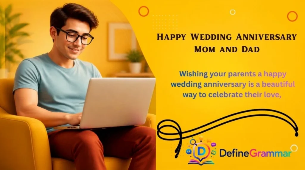 Happy Wedding Anniversary Mom and Dad