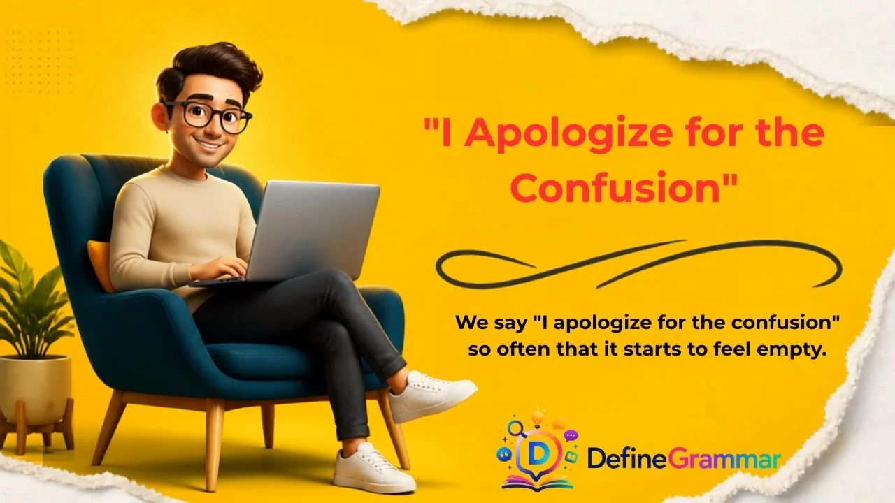 "I Apologize for the Confusion"