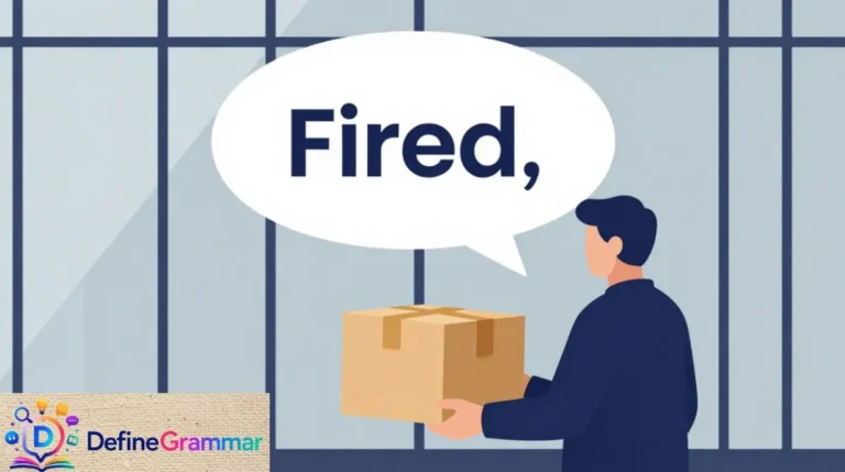 "I Was Fired"