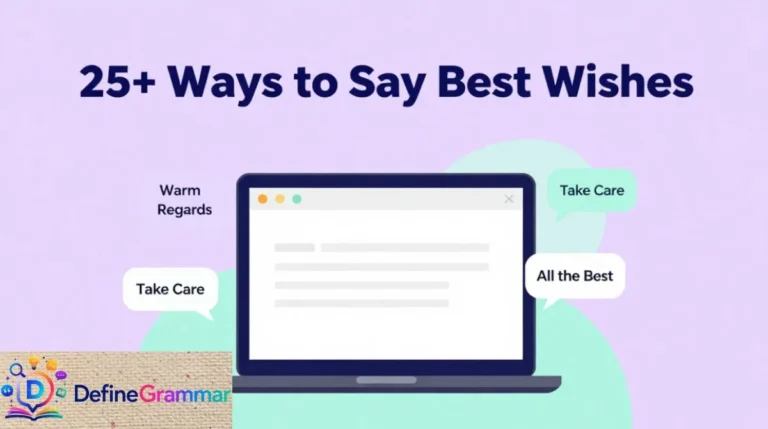 Other Ways to Say "Best Wishes" in an Email
