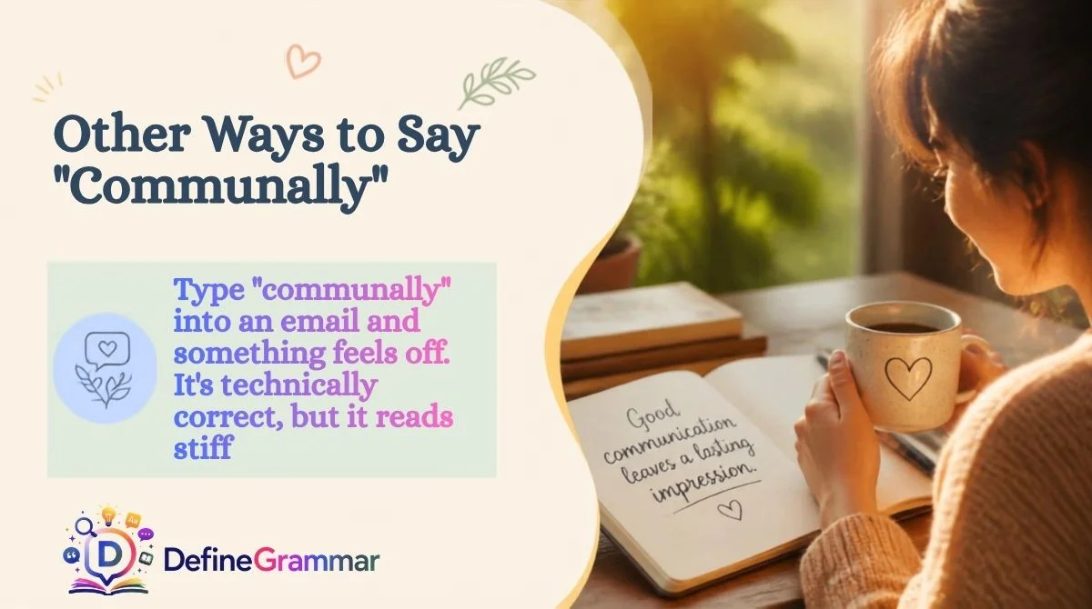 Other Ways to Say "Communally"