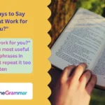Other Ways to Say "My Availability Is as Follows"