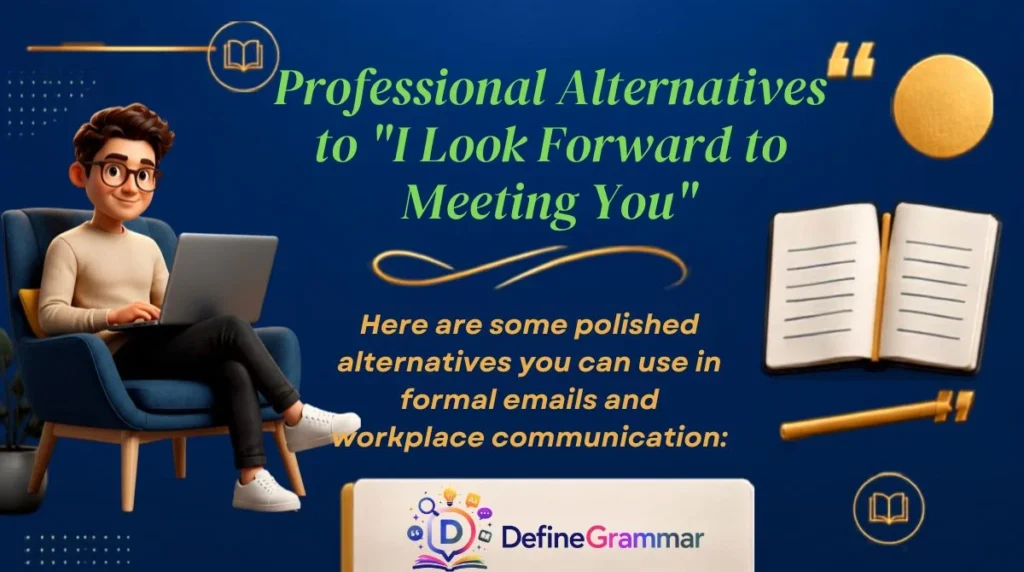 Professional Alternatives to "I Look Forward to Meeting You"
