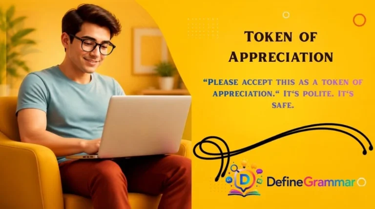 "Token of Appreciation"