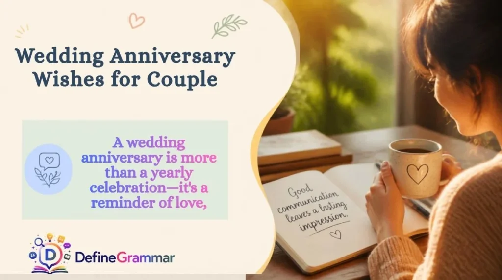 Wedding Anniversary Wishes for Couple