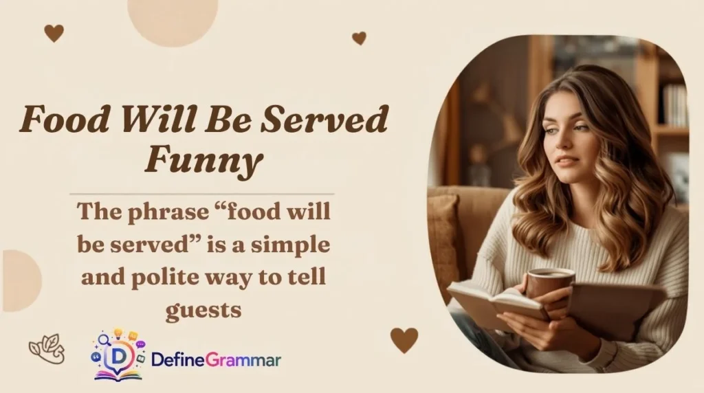 Food Will Be Served Funny