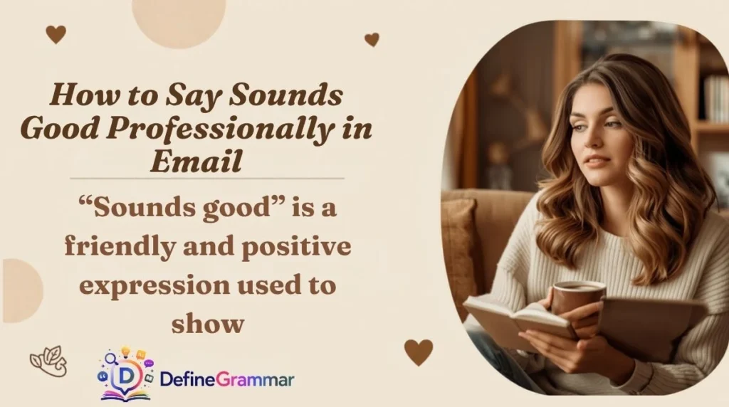 How to Say Sounds Good Professionally in Email