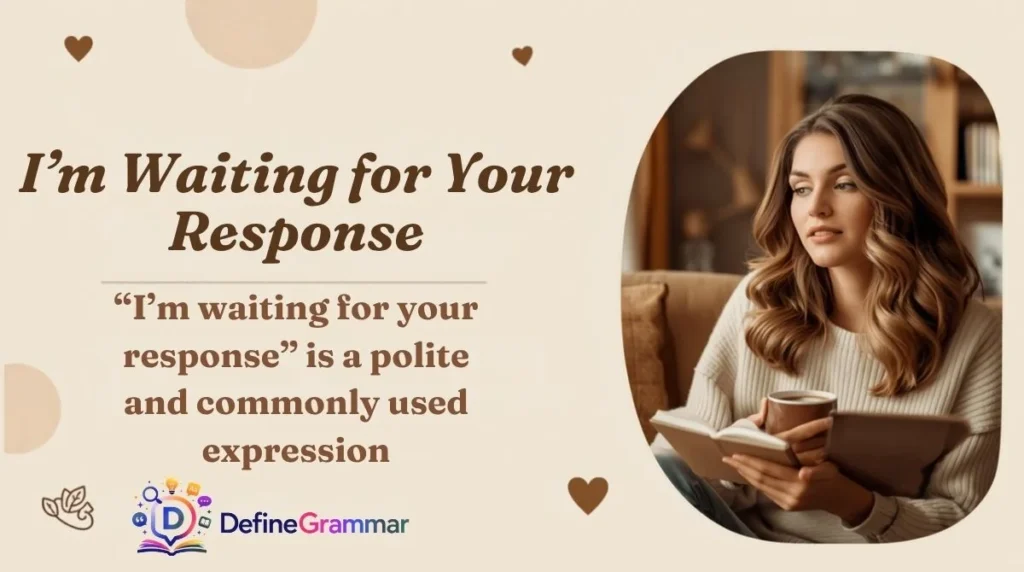 I’m Waiting for Your Response