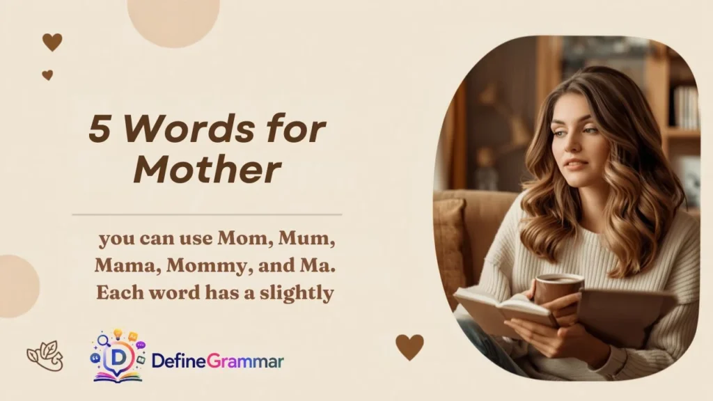 5 Words for Mother