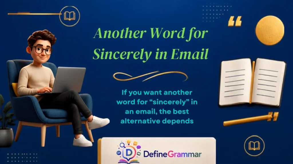 Another Word for Sincerely in Email