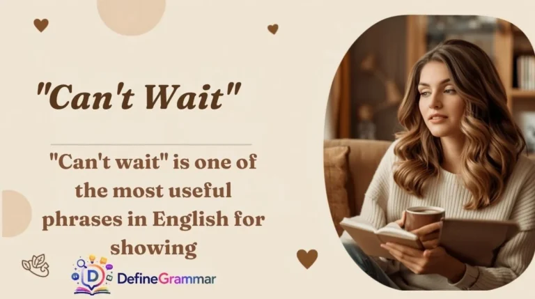 "Can't Wait"