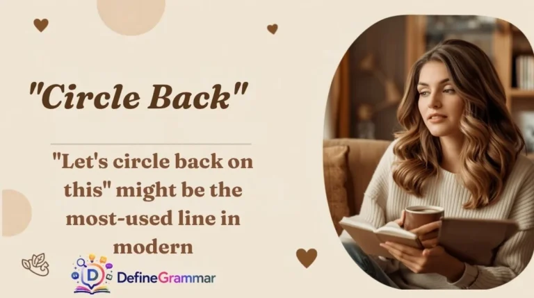 "Circle Back"
