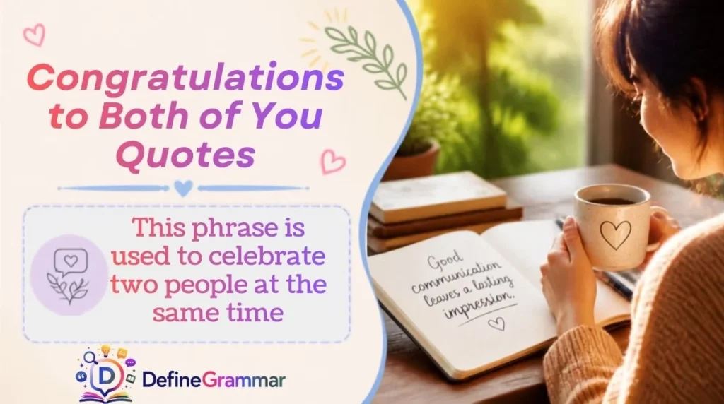 Congratulations to Both of You Quotes