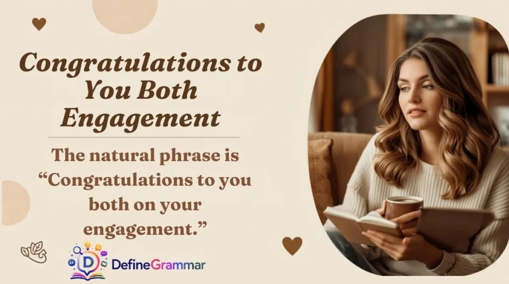 Congratulations to You Both Engagement