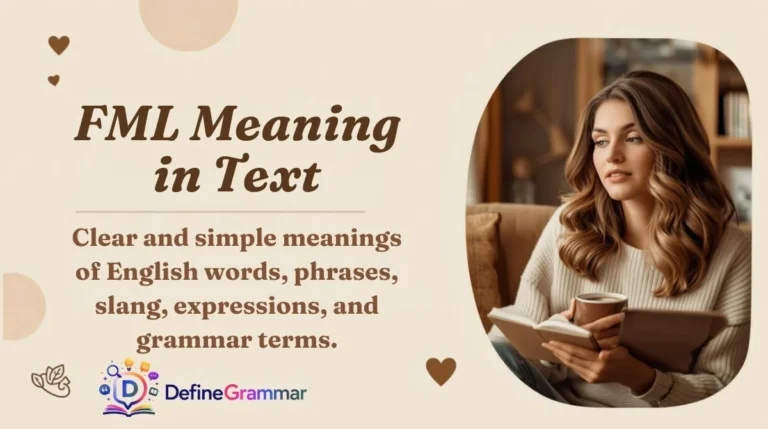 FML Meaning in Text