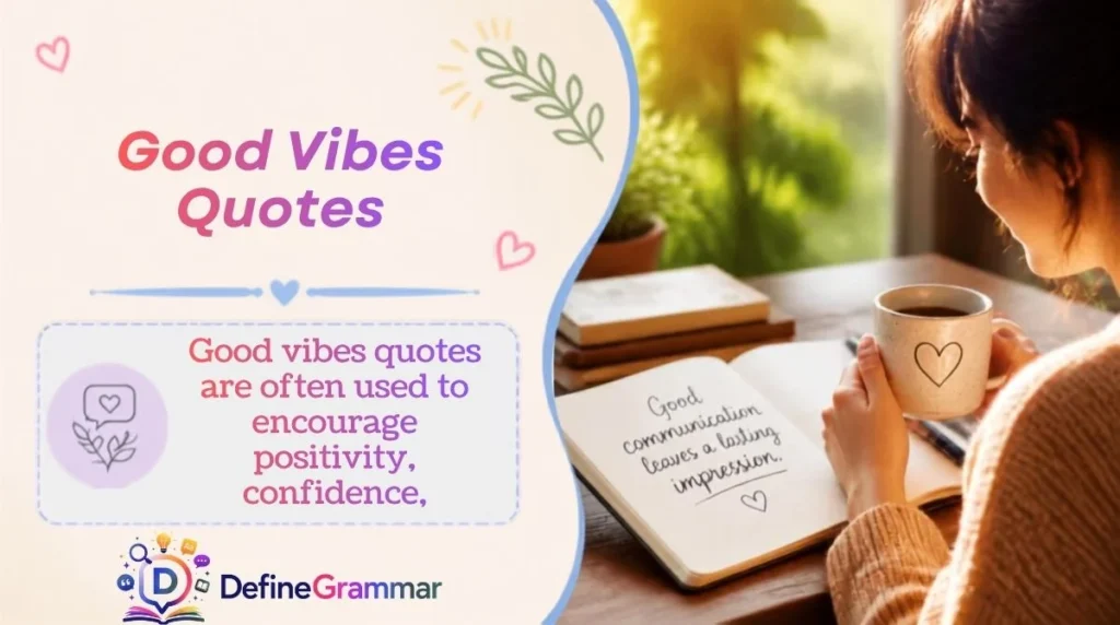 Good Vibes Quotes
