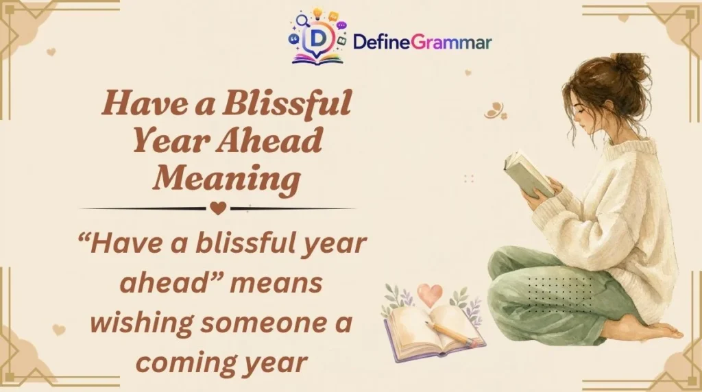 Have a Blissful Year Ahead Meaning