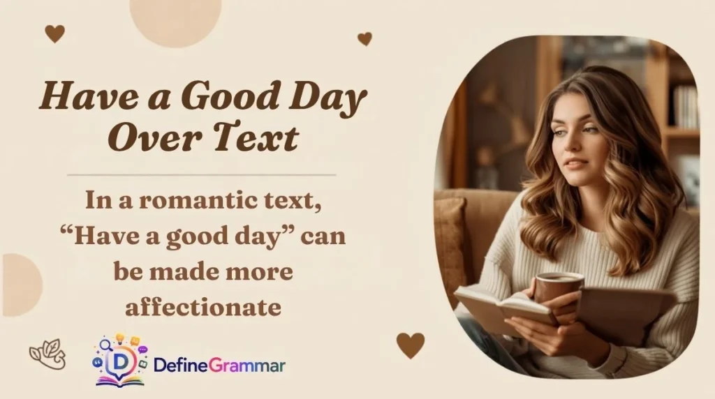 Have a Good Day Over Text