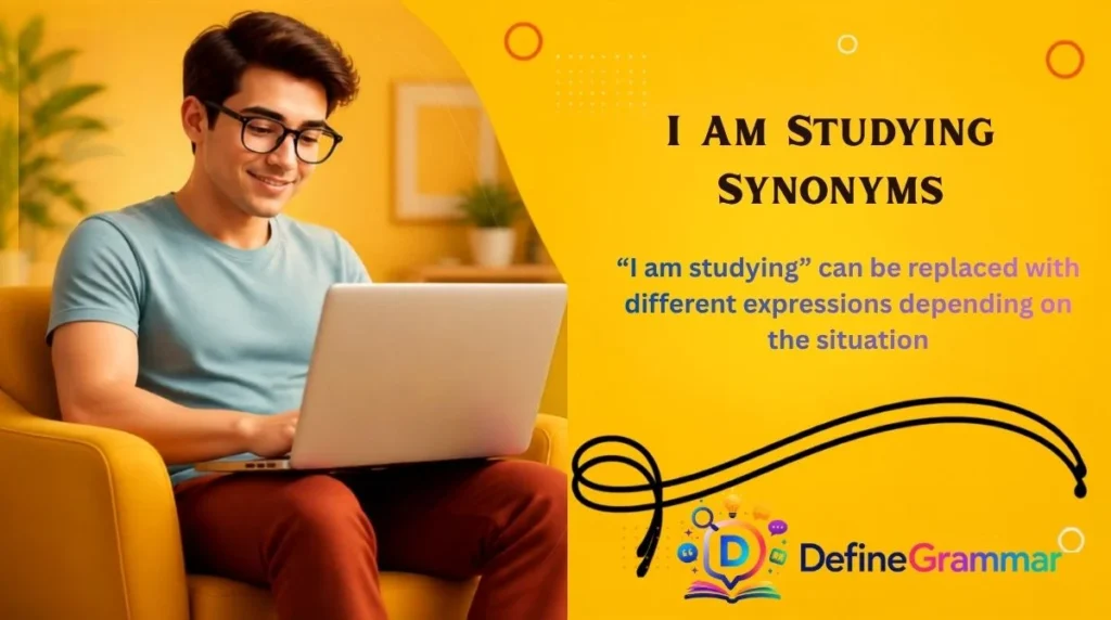 I Am Studying Synonyms