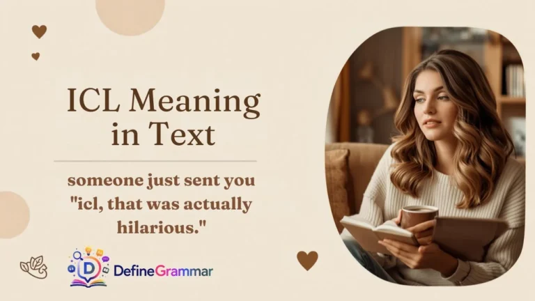 ICL Meaning in Text