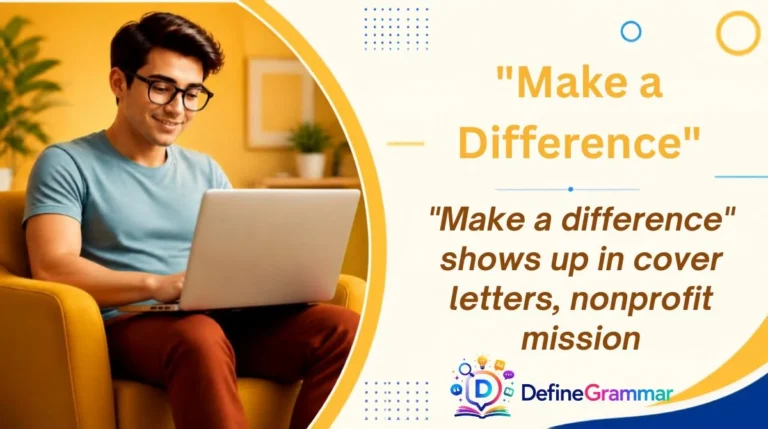 "Make a Difference"