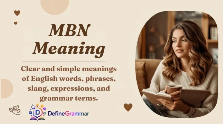 MBN Meaning