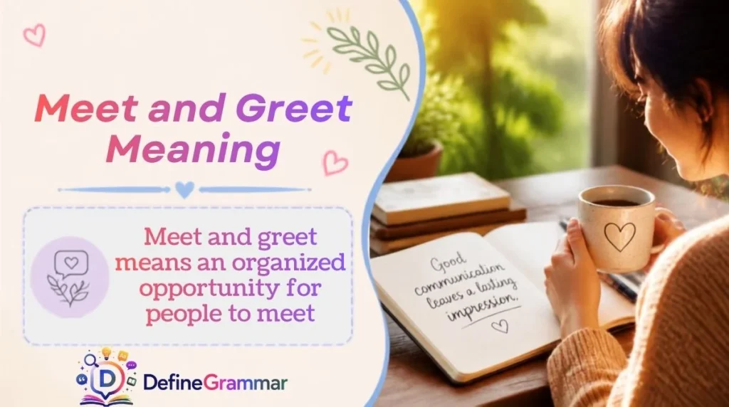 Meet and Greet Meaning