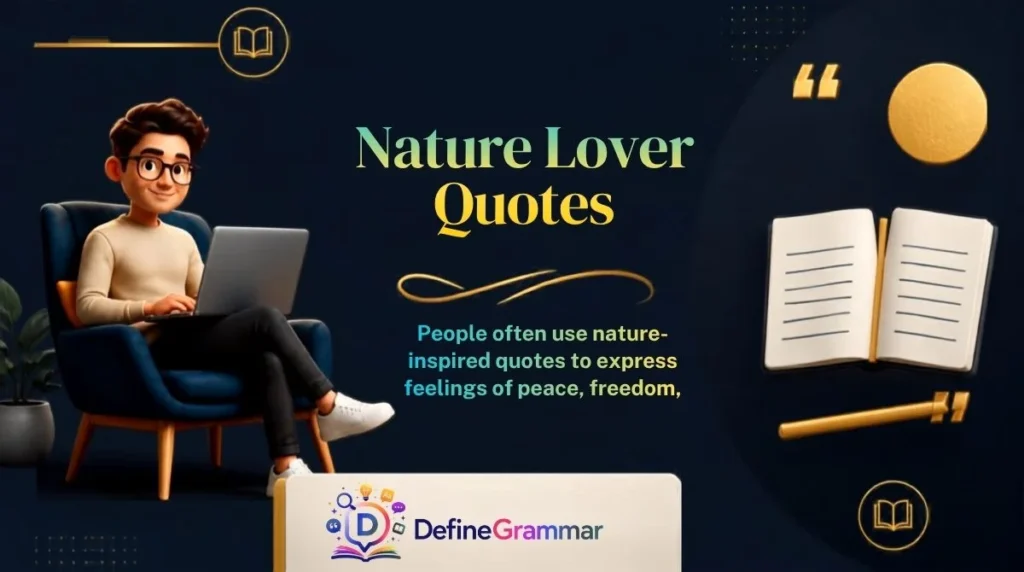 Nature Lover Quotes