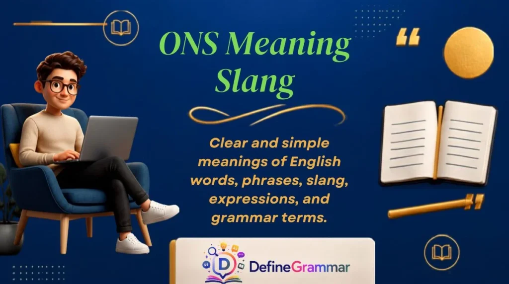 ONS Meaning Slang