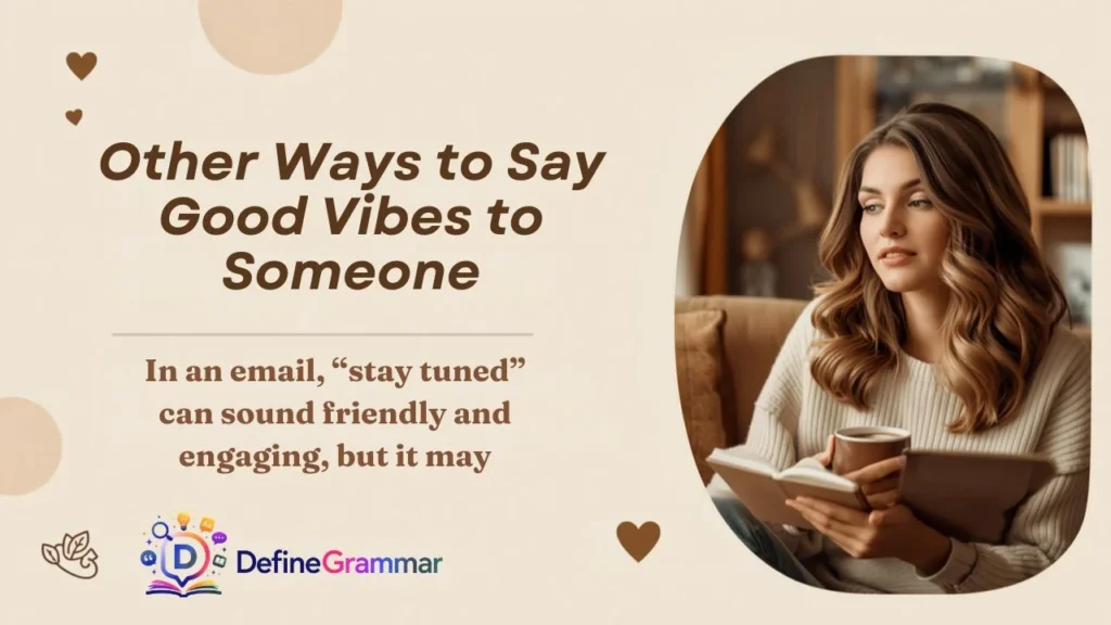Other Ways to Say Good Vibes to Someone
