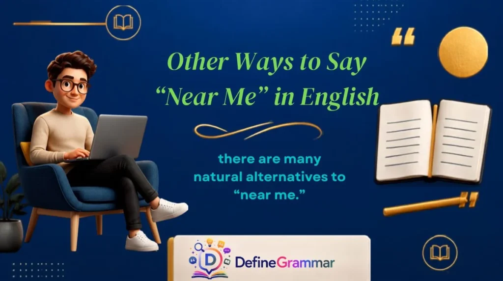 Other Ways to Say “Near Me” in English