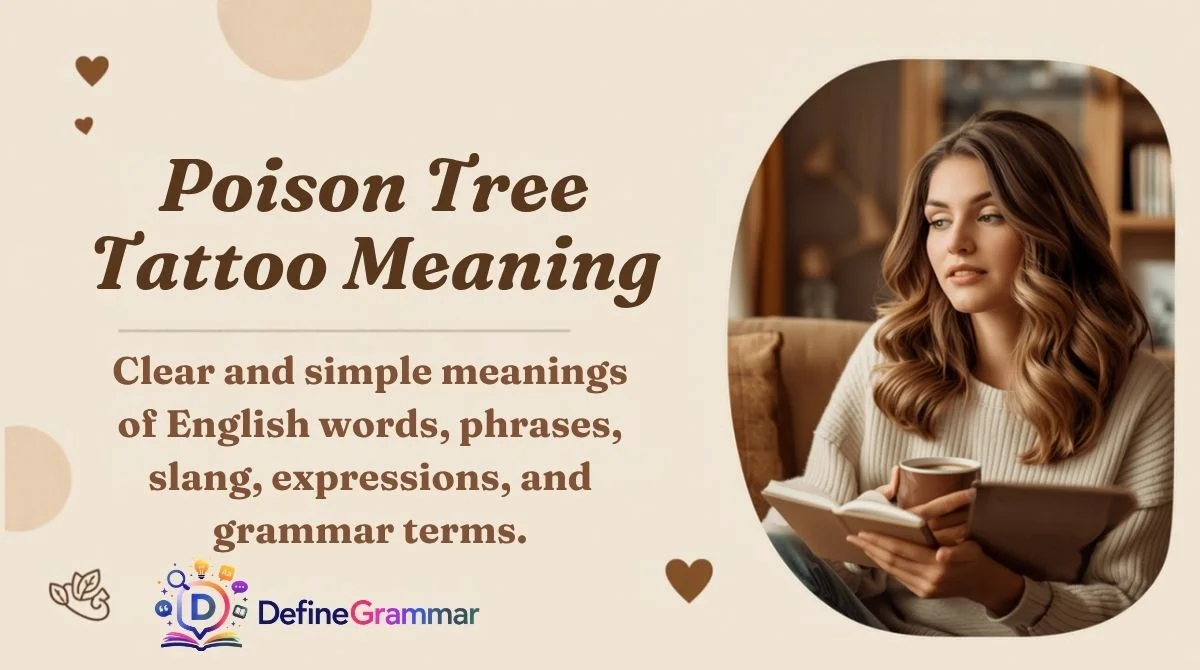 Poison Tree Tattoo Meaning