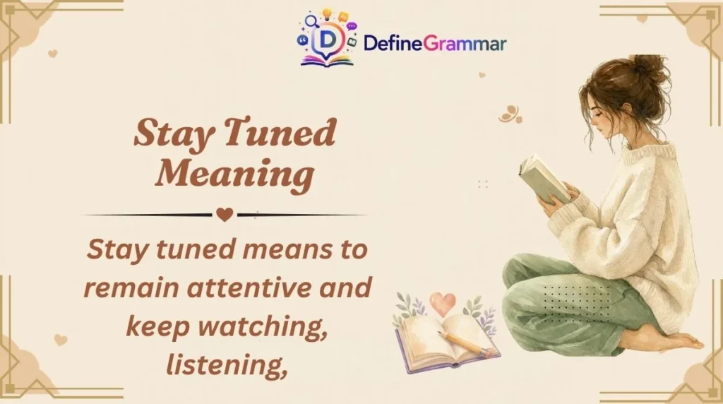 Stay Tuned Meaning
