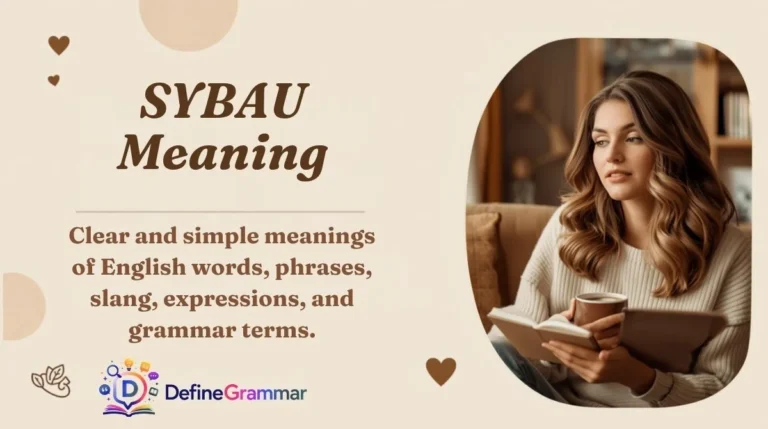 SYBAU Meaning