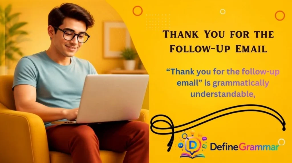 Thank You for the Follow-Up Email