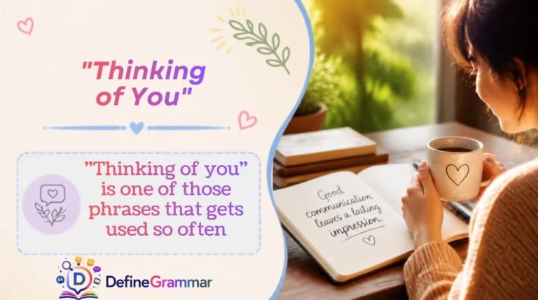 "Thinking of You"