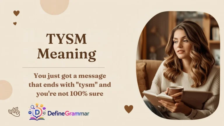 TYSM Meaning