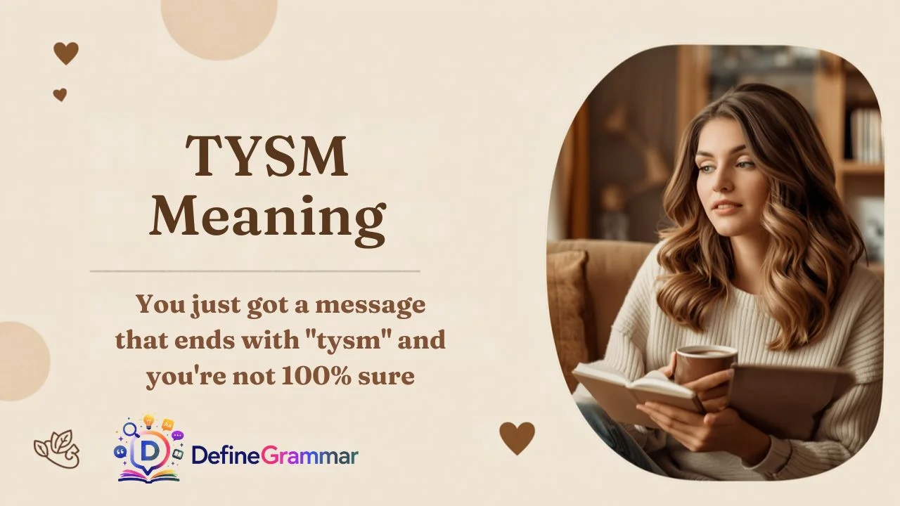 TYSM Meaning