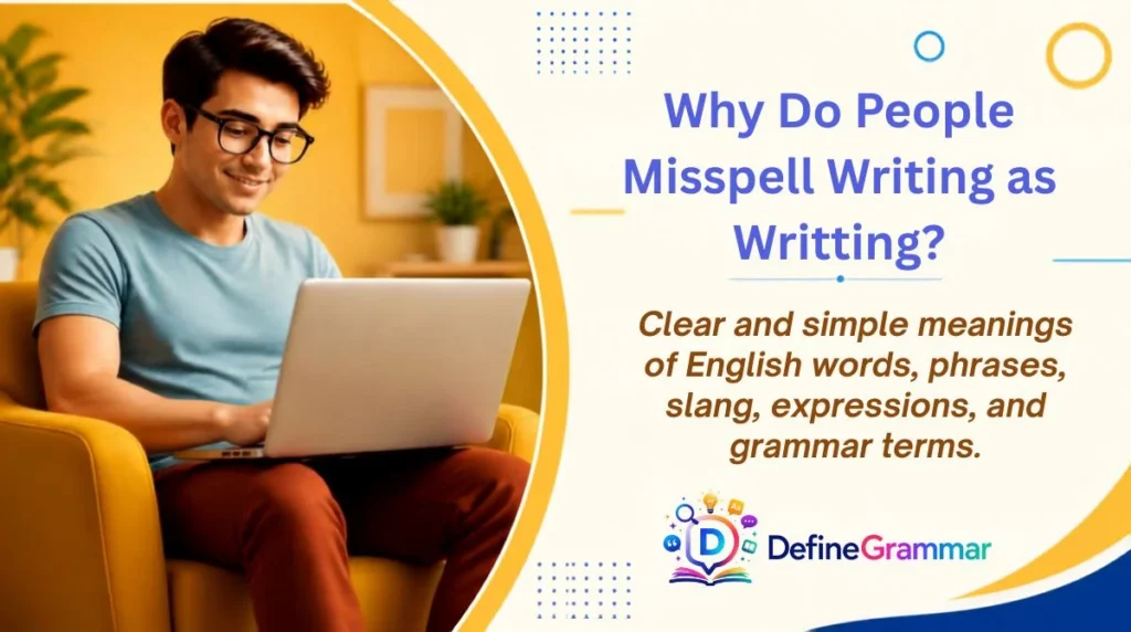 Why Do People Misspell Writing as Writting?
