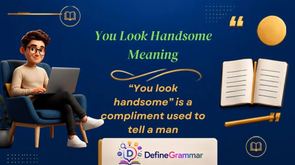 "You Look Handsome"