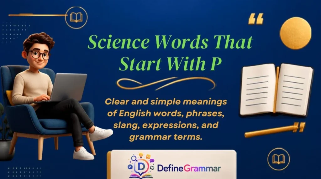 Science Words That Start With P