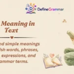 ETS Meaning in Text