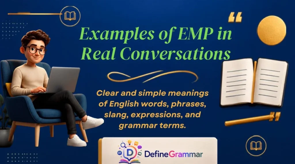 Examples of EMP in Real Conversations