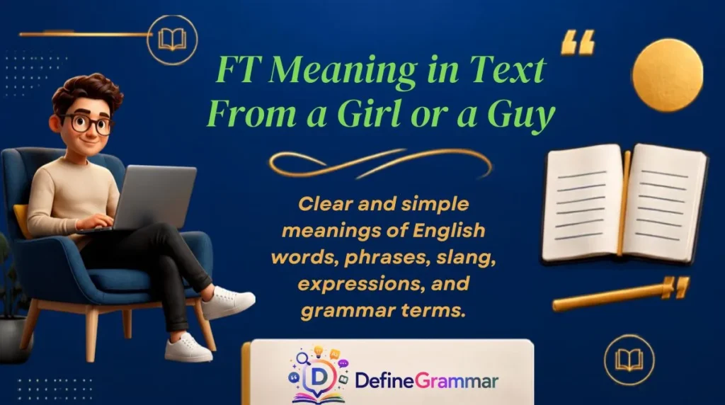 FT Meaning in Text From a Girl or a Guy