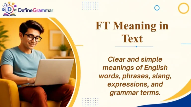 FT Meaning in Text