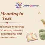 FYM Meaning in Text