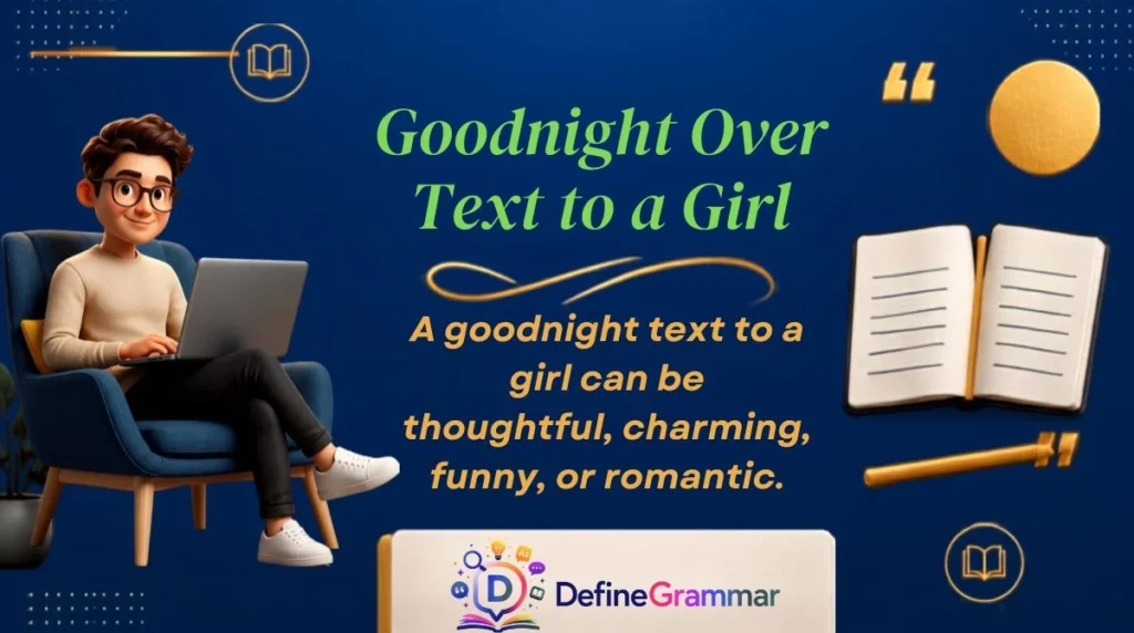 Goodnight Over Text to a Girl