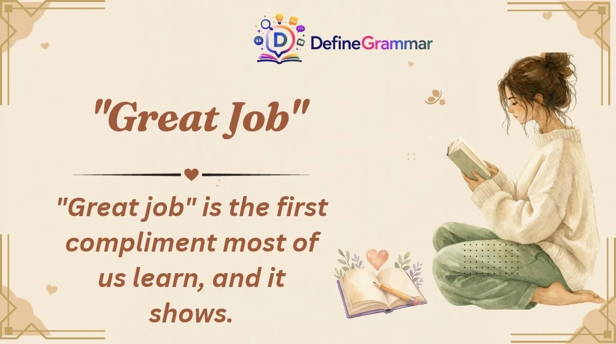 "Great Job"