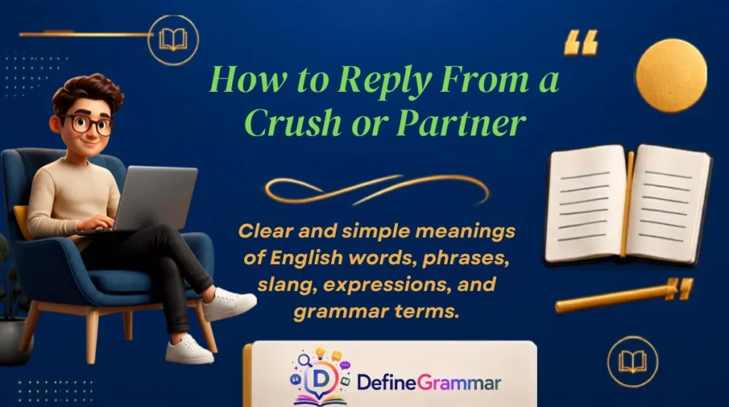 How to Reply From a Crush or Partner